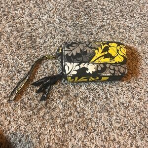 Vera Bradley Wristlet Wallet Clutch Zip Around Floral ID‎ Holder